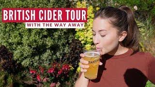 Americans Try British Cider | Thatchers Cider Tour | Travel Beans & The Way Away In England Part 2