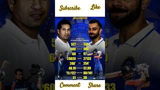 Virat kohli vs sachin tendulkar comparison After 600 innings in international cricket