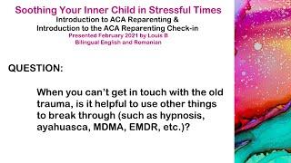 ACA Reparenting Q&A: "Can other modalities/tools be helpful to break through resistance?