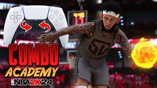 NBA 2K24 COMBO TUTORIAL w/HANDCAM! FASTEST + BEST DRIBBLE MOVES TO BECOME A DRIBBLE GOD in NBA 2K24!