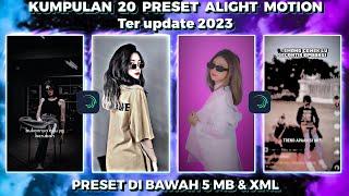 Kumpulan 20 Preset Base Alight Motion Jedag Jedug Trend Tiktok Terbaru 2023 | Dibawah 5mb & Xml