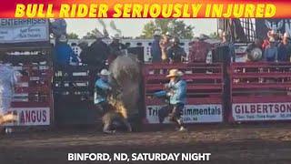 Bull Rider Seriously Injured At Binford, North Dakota Rodeo