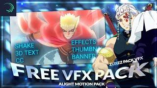 Alight Motion FREE Editing VFX Pack [ Alight Link (zuxez 5mb) + XML ] For AMV/Edits