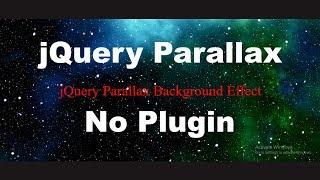 Parallax Animation Effect Using  jQuery | Custom Parallax Effect with jQuery