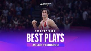 PASS MAESTRO | MILOS TEODOSIC Best PLAYS and ASSISTS | EUROLEAGUE HIGHLIGHTS 2023-24