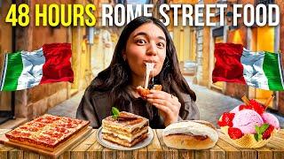 48 Hours Trying Street Food In Rome!! Send Help (And Gelato)! | Rome, Italy