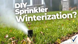 Can I Winterize My Own Sprinkler System Myself? | SprinklerSupplyStore.com