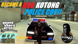 [MTA CIT2] BECOME A BAD KOTONG POLICE COP IN GTA SAN ANDREAS ONLINE ROLEPLAY  [TAGALOG VERSION]