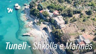 Tuneli Vlore - Shkolla e Marines - Vlora Tunnel - Marine School from the Air Video 4K (02.08.2024)