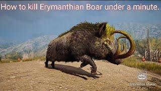 Assassin's Creed® Odyssey easiest way to kill ERYMANTHIAN BOAR under a minute.