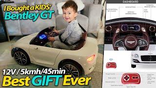Aosom BENTLEY GT 12V Car for Kids Electric Car - Ride ON Power Wheels Review