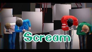 【MMD】【Youtubers - Vanoss Delirious Pewdiecry】【Scream】【ＤＬ】