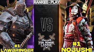 NUMBER 1 RANKED LAWBRINGER VS NUMBER 1 RANKED NOBUSHI! FOR HONOR