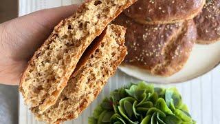 Wholegrain Spelt Bread Recipe, 100 % (no any other flour). Be aware it's sticky, don't knead it.