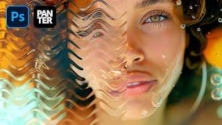 How to Make Refracted Glass Effect in Photoshop