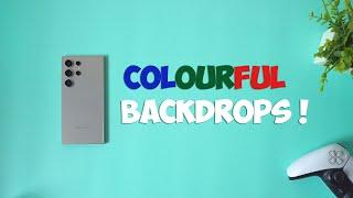 PVC Colourful Backdrops for product shoots | food photography | YouTube