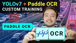 How to Train Paddle OCR on a Custom Dataset | YOLOv7 + OCR on Google Colab FREE GPU (ANPR/ALPR) 2023