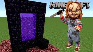 Chucky Portal FOUND In Minecraft! (How To Make  A Portal To Chucky Dimension In Minecraft)