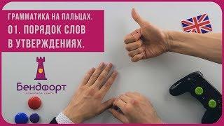 Грамматика на пальцах | Порядок слов в утверждениях