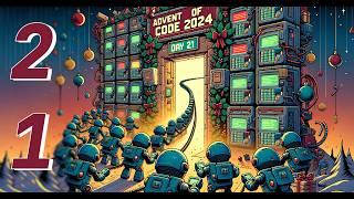 Day 21   INSANITY with 25 layers of Robots?! | Keypad Conundrum | Advent of Code 2024