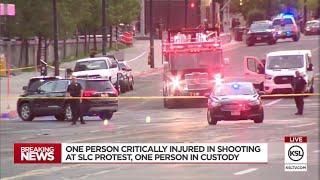 One person shot at ‘No Kings’ rally in downtown Salt Lake, person of interest in custody