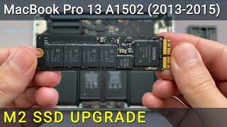 MacBook Pro 13 A1502 How to install M2 SSD upgrade