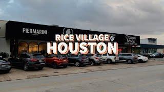 Rice Village, Houston: A walking tour of the neighborhood (vlog)