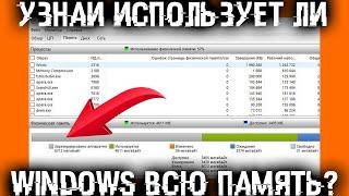 Проверь, твоя Windows использует всю память? Если нет, исправляй!