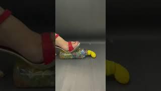 Experiment High Heels vs Orbeez Balloon | Crushing Crunchy & Soft Things by Shoes #Shorts #Asmr