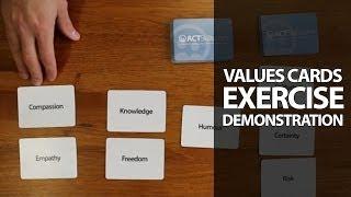 Values Cards exercise demonstration