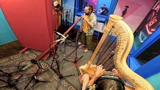 Live Improvised Emotional Music with Didgeridoo, Prepared Harp, Violin & Voice