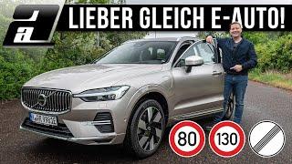 455PS Hybrid mit LEEREM Akku auf der Langstrecke! | 2024 Volvo XC60 T8 Ultra | VERBRAUCHSTEST