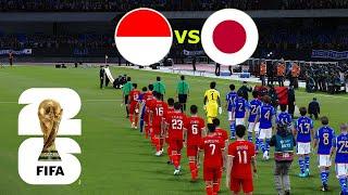 INDONESIA vs JAPAN | FIFA World Cup 2026 USA | Full Match All Goals |  PES Gamepla