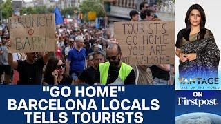 Watch: Tourists in Barcelona Sprayed with Water Amid Protests | Vantage with Palki Sharma