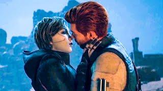 Merrin Kisses Cal (Cal & Merrin Romance All Scenes) - Star Wars Jedi Survivor PS5