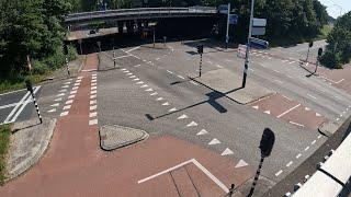 Cycling around Delft checking out Dutch cycle infrastructure