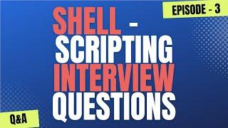 Shell Scripting & Linux Interview Questions for DevOps Engineers | Bash Zero to Hero | #devops