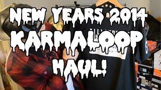 New Years Karmaloop Haul! End of 2013