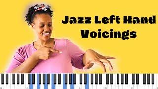 The only left hand voicings you'll need for jazz| Major and Minor