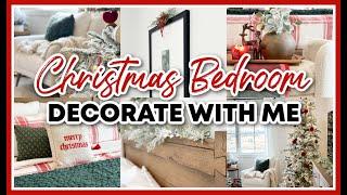 COZY CHRISTMAS BEDROOM DECOR 2024 | CHRISTMAS DECORATE WITH ME