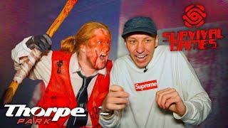 Inside SURVIVAL GAMES | THORPE PARK Fright Nights 2024