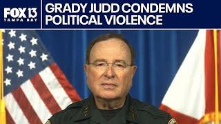 Polk County Sheriff Grady Judd condemns political violence after Minnesota shooting