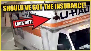 Two Idiots Destroy a Parking Garage With a Uhaul