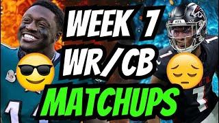 WEEK 7 Best & Worst WR / CB Matchups + Pass Funnel Defenses | Fantasy Football 2024