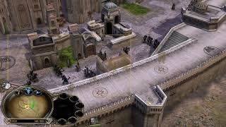 BFME Extended Edition (Elven Heroes and Gondor Units) at Minas Tirith vs Hard Mordor