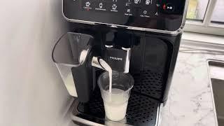 Philips Espresso EP Change Milk coffee setting Dose Volume factory setting