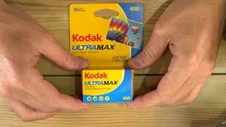 Kodak UltraMax 400 C-41 Color Negative 35mm Film Unboxing, Loading, and Photos