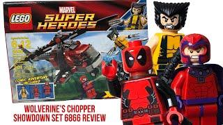 LEGO Wolverine's Chopper Showdown Set 6866 REVIEW - LEGO DEADPOOL Exclusive Debut!