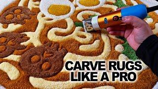 HOW TO CARVE 3D RUGS! The Ultimate Guide to Sculpting w/ Tips, Tricks & Techniques 