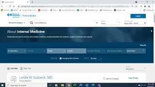 How to use the new "Find a Doctor" tool